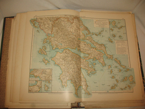 Handatlas de Andrees Raccolta di mappe in lingua tedesca Atlas del 1899