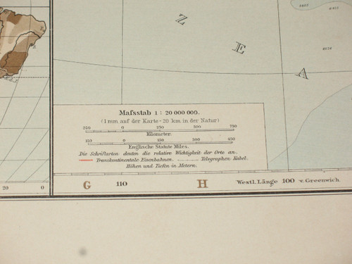 Handatlas de Andrees Raccolta di mappe in lingua tedesca Atlas del 1899