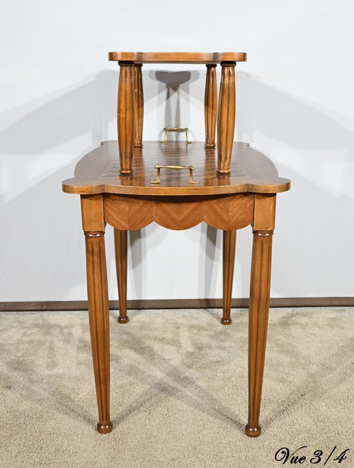 Walnut and Rosewood Marquetry Service Table – 1940