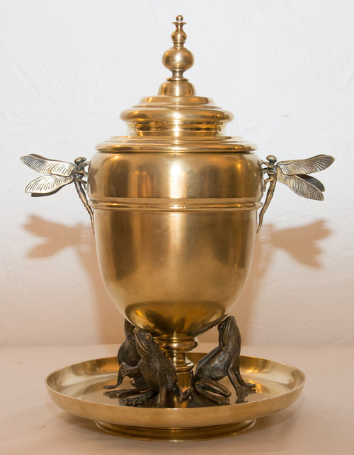 Gilt Bronze Cup Signed "Maison Alphonse Giroux" 1870