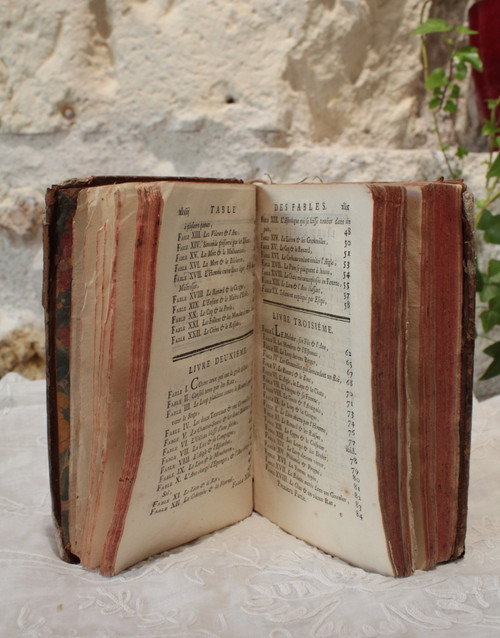 Livre des Fables de la Fontaine édition de 1759