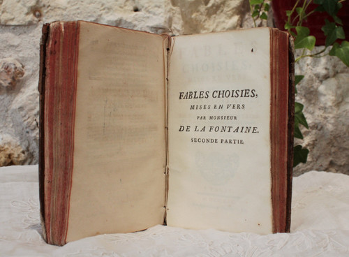 Livre des Fables de la Fontaine édition de 1759