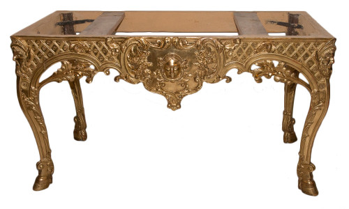 Regency Period Carved And Gilded Wood Console