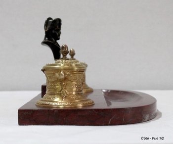  Double inkwell, Napoleon III period - mid 19th century