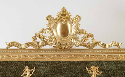 A pair of late 19th century gilt bronze picture frames