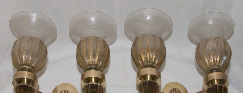 Pair of Murano Wall Lights, Seguso 40's