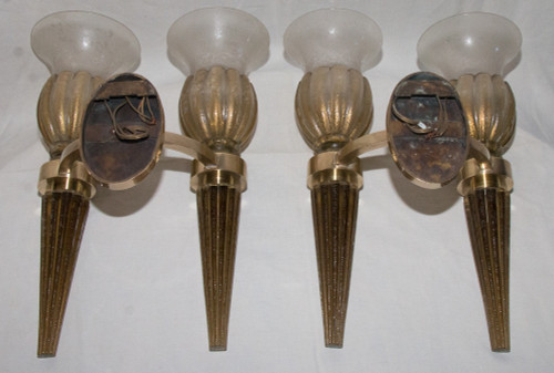 Pair of Murano Wall Lights, Seguso 40's