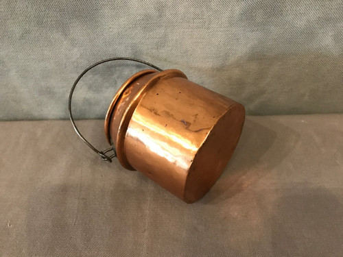 small 18th century copper pot