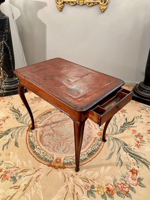 Louis XV period walnut writing table circa 1750