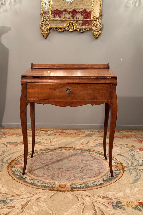 Louis XV Period Walnut Small System Desk 18th Century