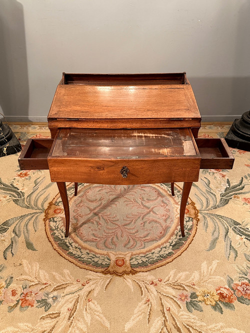 Louis XV Period Walnut Small System Desk 18th Century