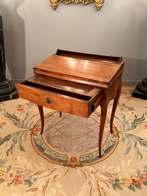 Louis XV Period Walnut Small System Desk 18th Century