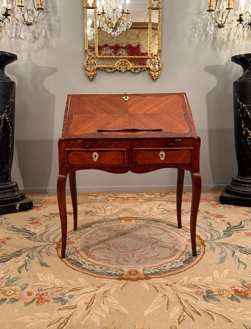 Louis XV inlaid sloping desk circa 1750