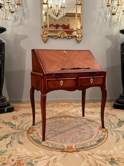 Louis XV inlaid sloping desk circa 1750