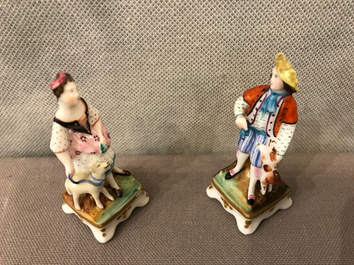 Two charming porcelain figures from the 19th century