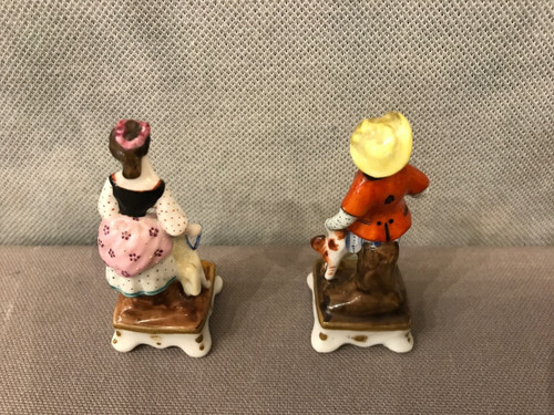 Two charming porcelain figures from the 19th century