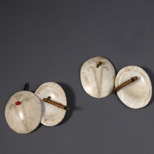 Pairs of Nāga Earrings - India