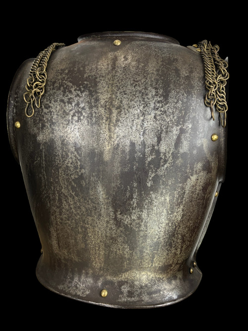 CUIRASSE DE CUIRASSIER EN TÔLE DE FER / MANUFURE D'ARMES DE CHATLT 1831