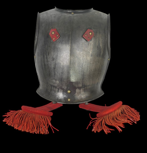 CUIRASSE DE CUIRASSIER EN TÔLE DE FER / MANUFURE D'ARMES DE CHATLT 1831