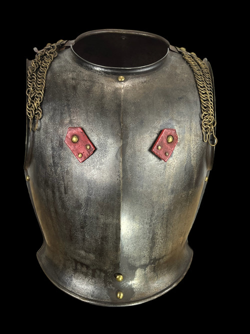 CUIRASSE DE CUIRASSIER EN TÔLE DE FER / MANUFURE D'ARMES DE CHATLT 1831