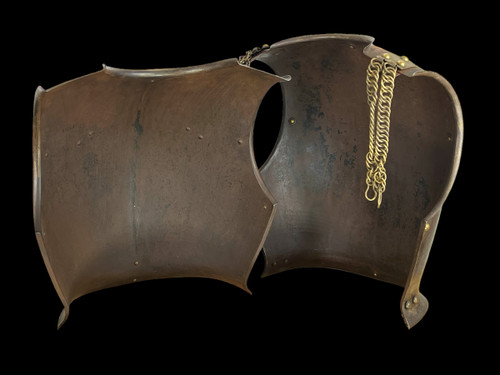 CUIRASSE DE CUIRASSIER EN TÔLE DE FER / MANUFURE D'ARMES DE CHATLT 1831