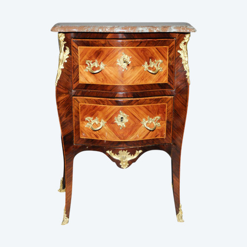 Louis XV period entre-deux chest of drawers