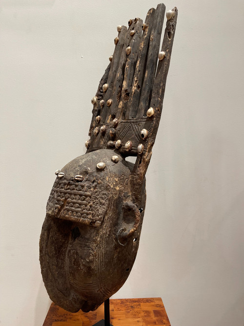 „Ntomo“-Maske mit sieben Zähnen – Bamana-Bevölkerung, Mali, 1930-1940