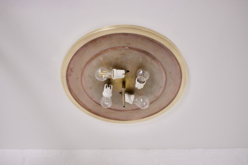 Large Murano ceiling light.