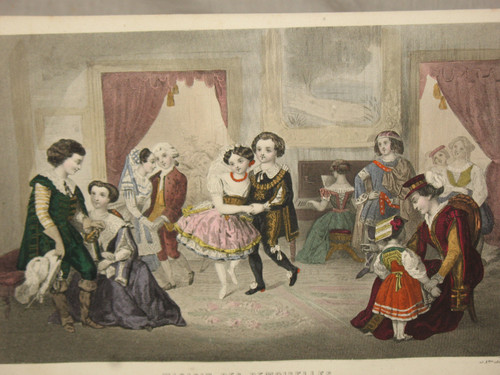 Magasin des demoiselles 3 complete volumes with color plates fashion engravings 1850 to 69