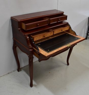  Small Cuban Mahogany Desk, Napoleon III Period - Mid 19th Century