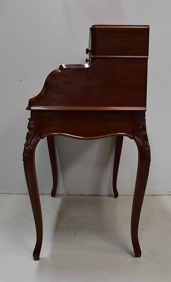  Small Cuban Mahogany Desk, Napoleon III Period - Mid 19th Century