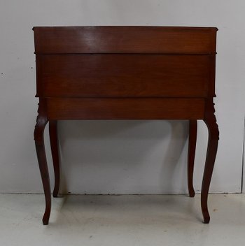  Small Cuban Mahogany Desk, Napoleon III Period - Mid 19th Century