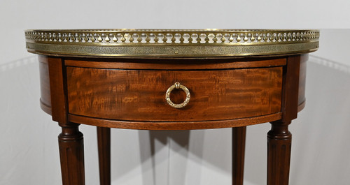 Mahogany Bouillotte Table, Louis XVI style – Late 19th century