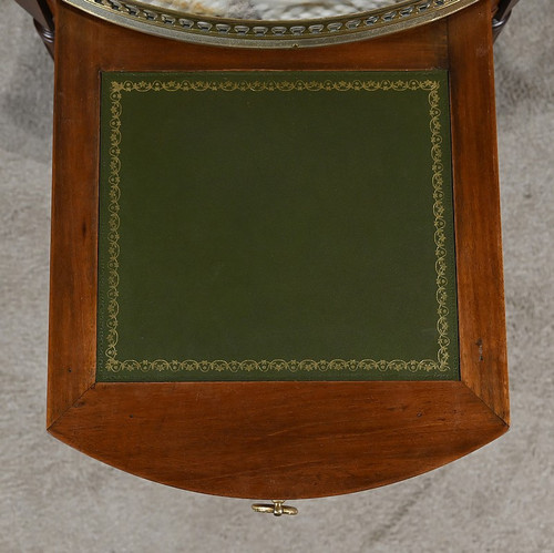 Mahogany Bouillotte Table, Louis XVI style – Late 19th century