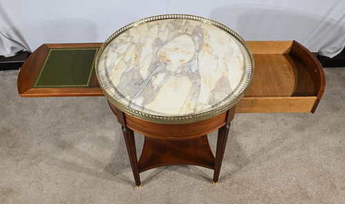 Mahogany Bouillotte Table, Louis XVI style – Late 19th century