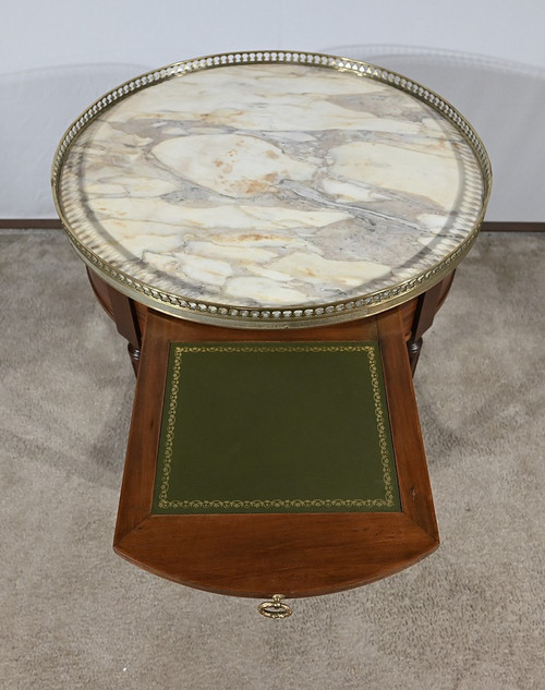 Mahogany Bouillotte Table, Louis XVI style – Late 19th century