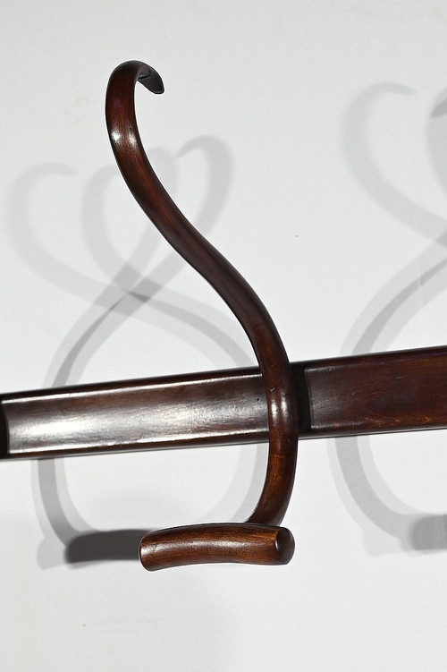 Cloakroom Coat Rack, J&J Kohn – Early 20th Century