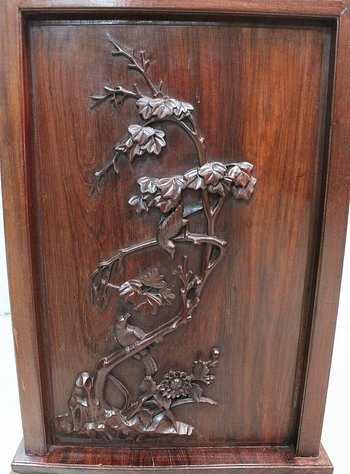  Atypique Meuble Cabinet Asiatique, origine Vietnam, en Acajou massif - Fin XIXe 