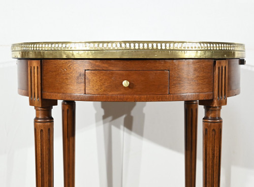 Mahogany Bouillotte Table, Louis XVI style – Mid 20th century