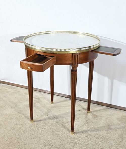 Mahogany Bouillotte Table, Louis XVI style – Mid 20th century