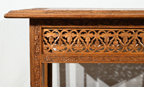 Oriental Folding Table in Exotic Wood – Early 20th Century