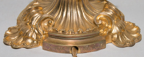 Living Room Lamp In Gilt Bronze Maurice Thibault Paris