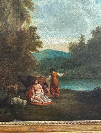 ''Il resto di Venere'' HST. Scuola francese del XVII secolo, seguace di Claude Lorrain.