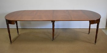  Petite Table Oblongue en Acajou - Milieu XIXe 