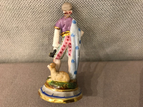 Two miniature porcelain subjects from the 19th century