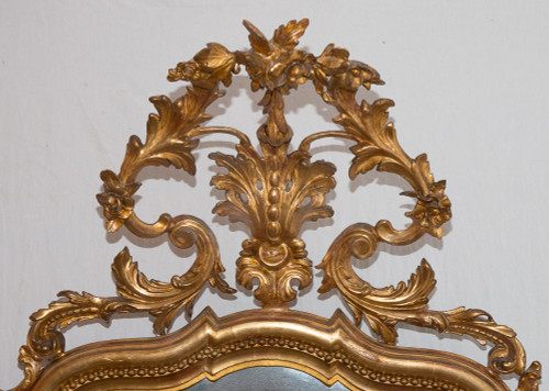 Mirror In Golden Wood Napoleon III Period