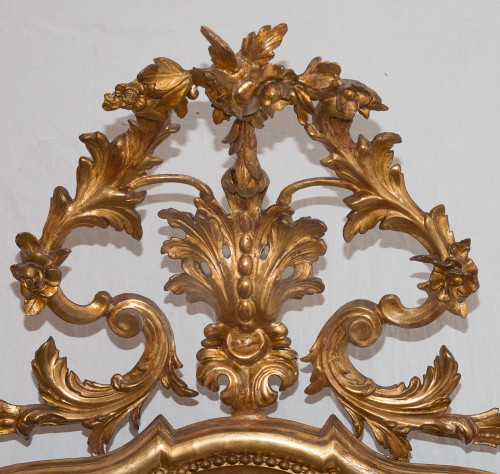 Mirror In Golden Wood Napoleon III Period