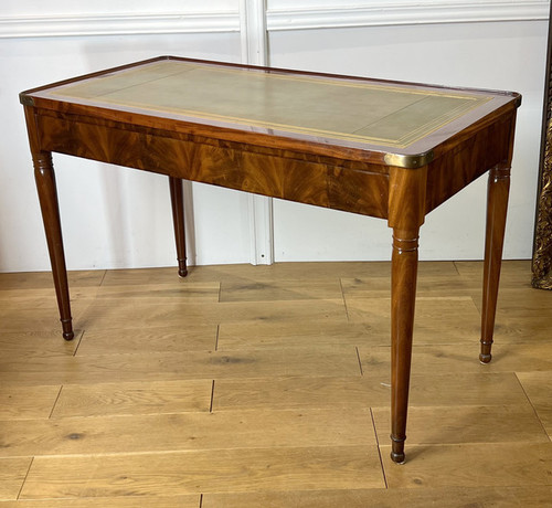 TABLE " TRIC TRAC " EPOQUE RESTAURATION 1820 EN ACAJOU DE CUBA / TABLE A JEUX