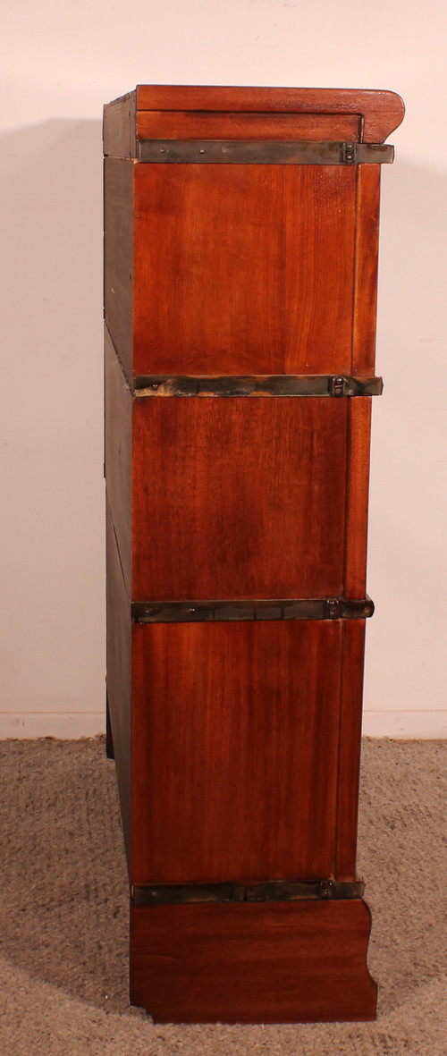 Globe Wernicke Bookcase In Mahogany Of 3 Elements