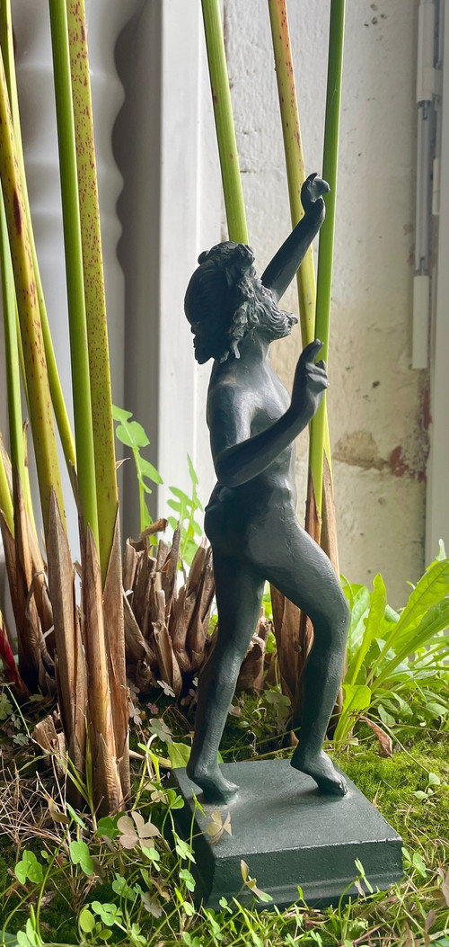 Dancing Faun in Bronze, 19th Century